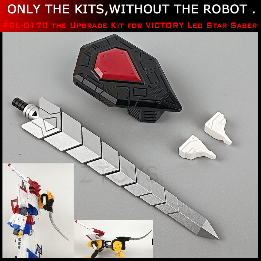 Shockwave Lab SL-170 Shield Tail Upgrade Kit For Victory Leo Star Saber leg fill