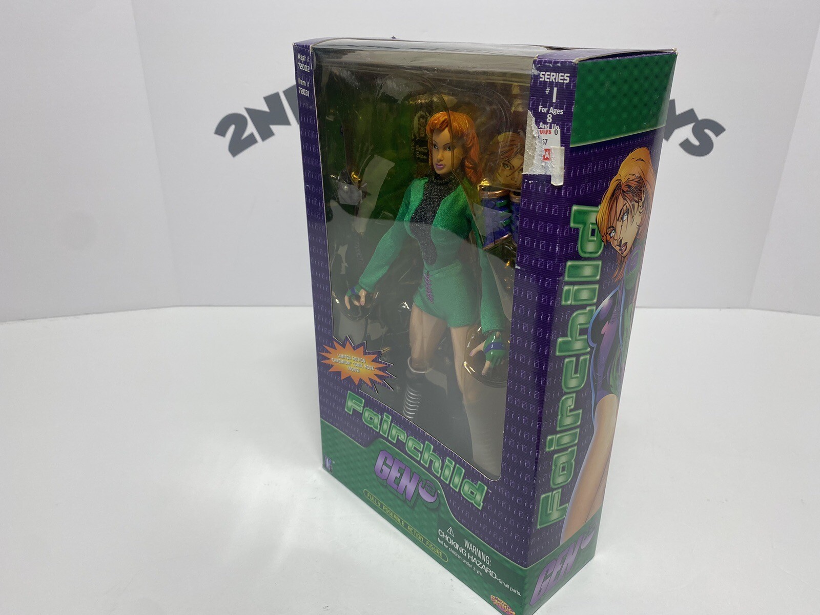 Gen13: Fairchild Action Figure + Chromium Comic Book, 1999, Wildstorm