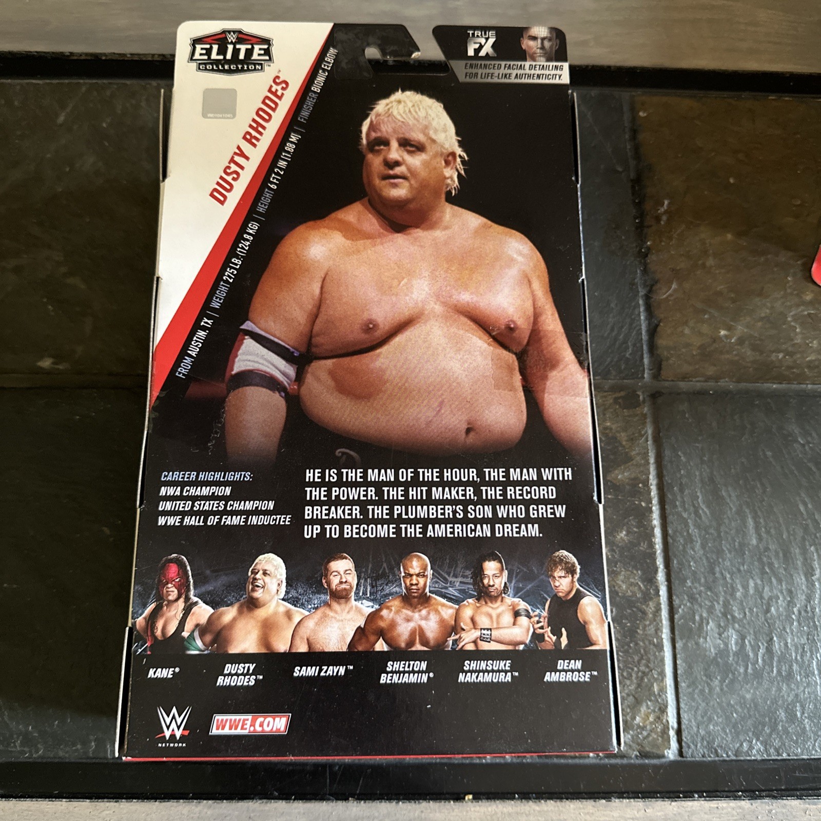 WWE Elite Dusty Rhodes Series 63 Wrestling Figure WCW will ship in Protector