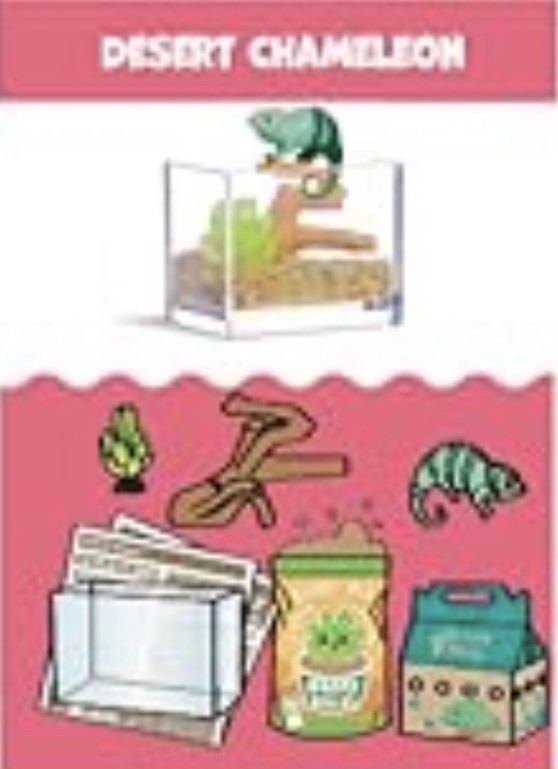 NEW MGA Miniverse Make It Mini Collectibles Animals Series 1 DESERT CHAMELEON