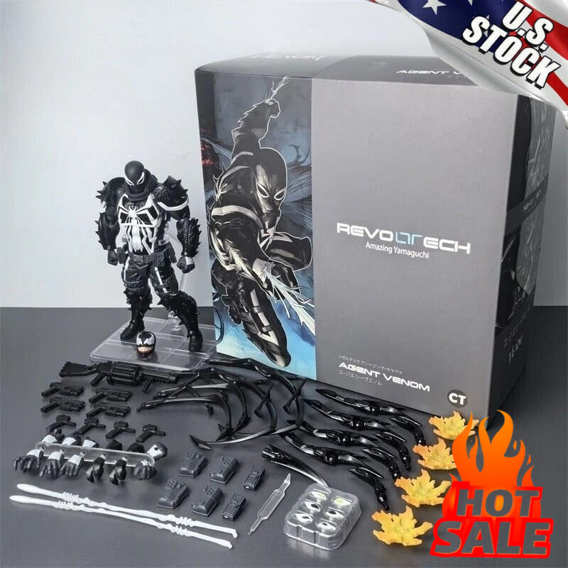 Revoltech Amazing Yamaguchi Spider-Man Agent Venom