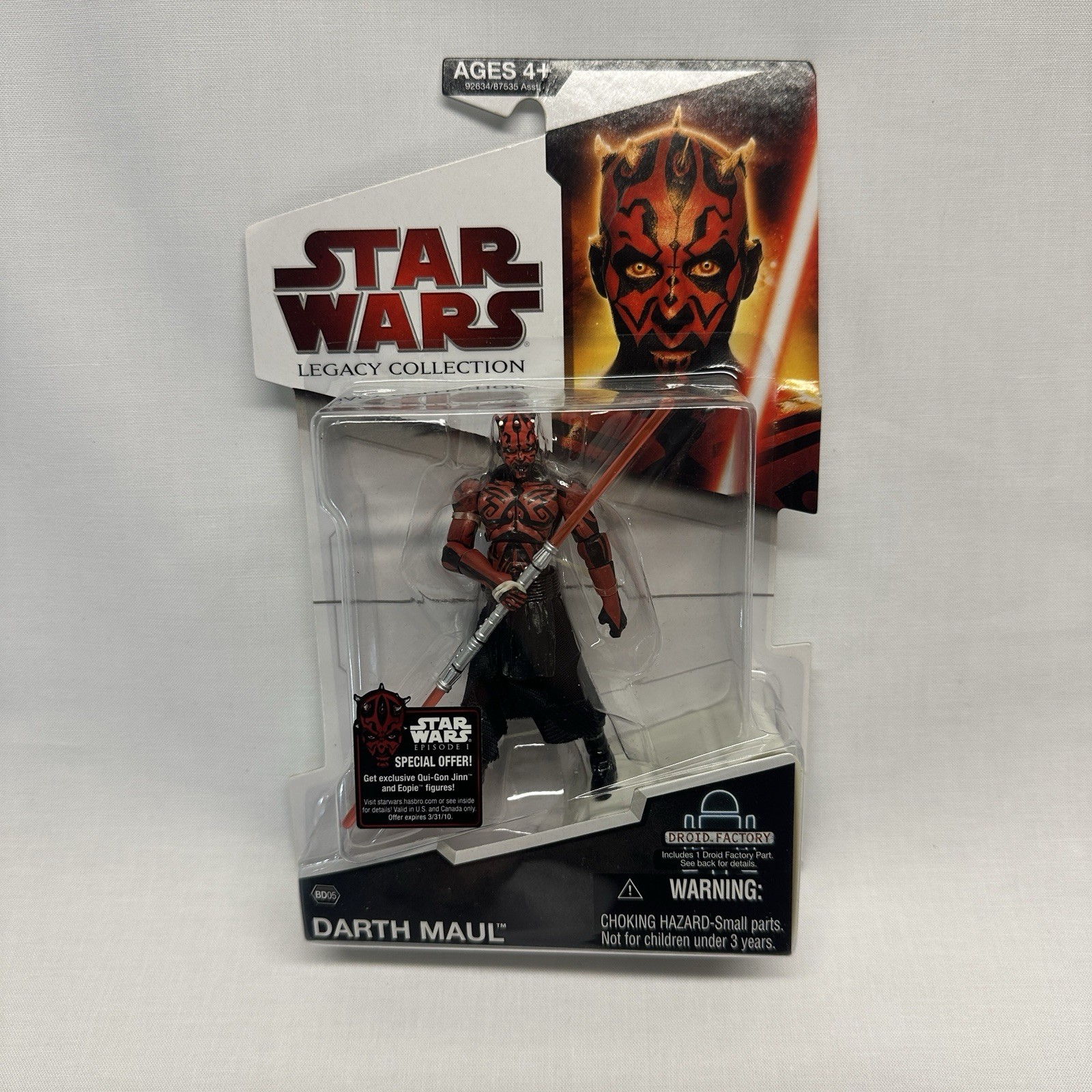 Star Wars Legacy Collection BD05 Darth Maul 3.75″ Figure Hasbro 2009 L8-L9