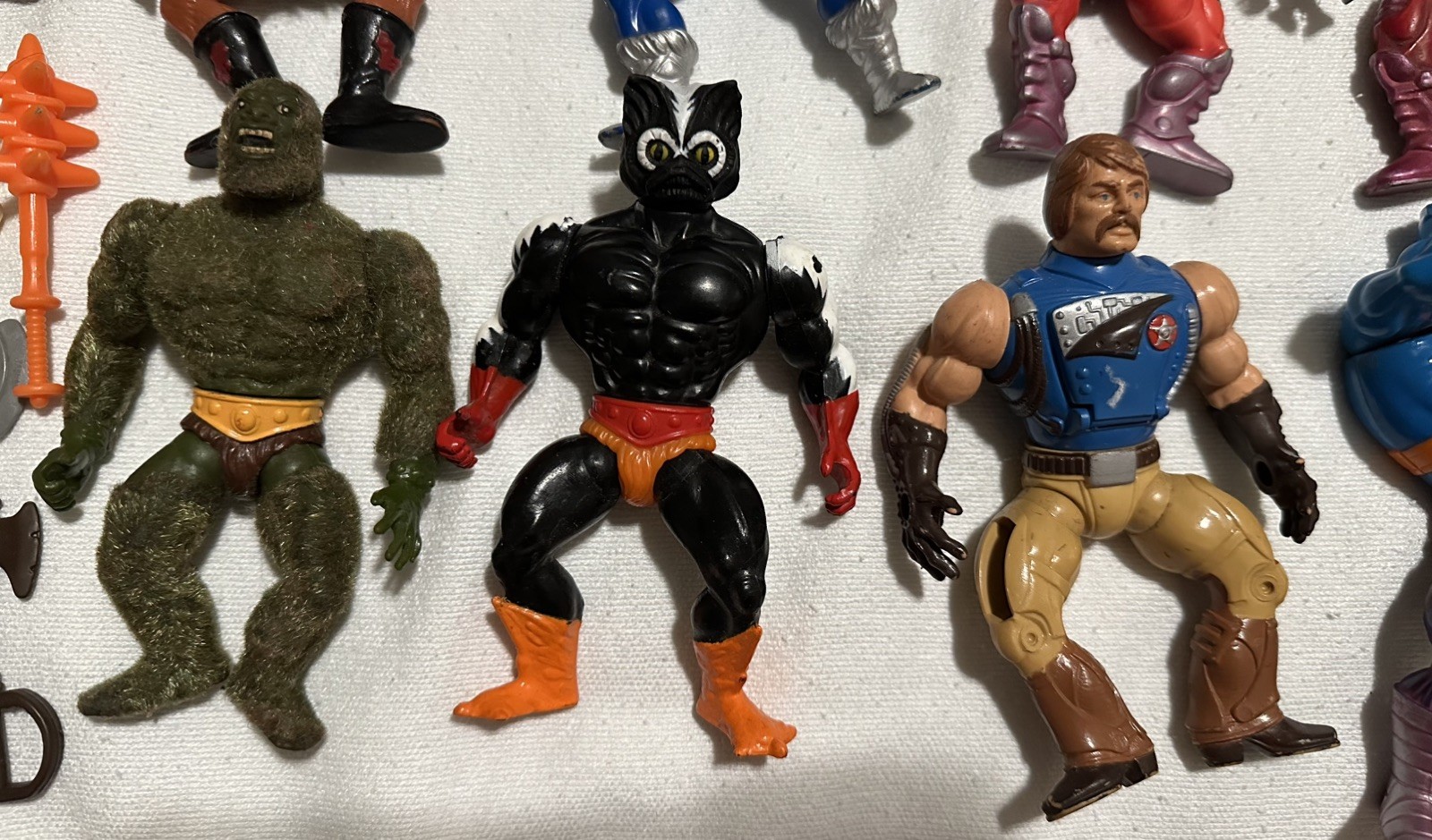 Vintage MOTU Masters Of The Universe Lot Of 19 Action Figures 1980’s He-man