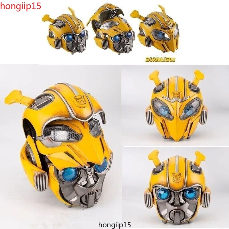 US! Bumblebee Helmet 1:1 – English Voice Control Christmas Gift Cosplay Prop