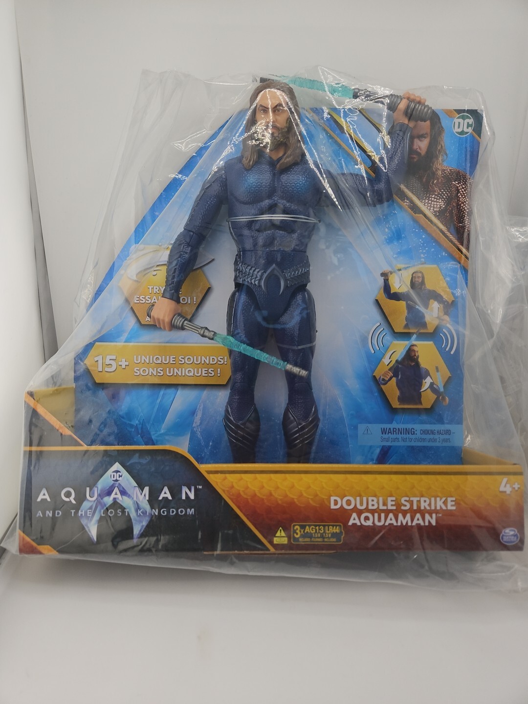 DC AquaMan And The List Kingdom 15 Unique Sounds Batons Light Up NEW