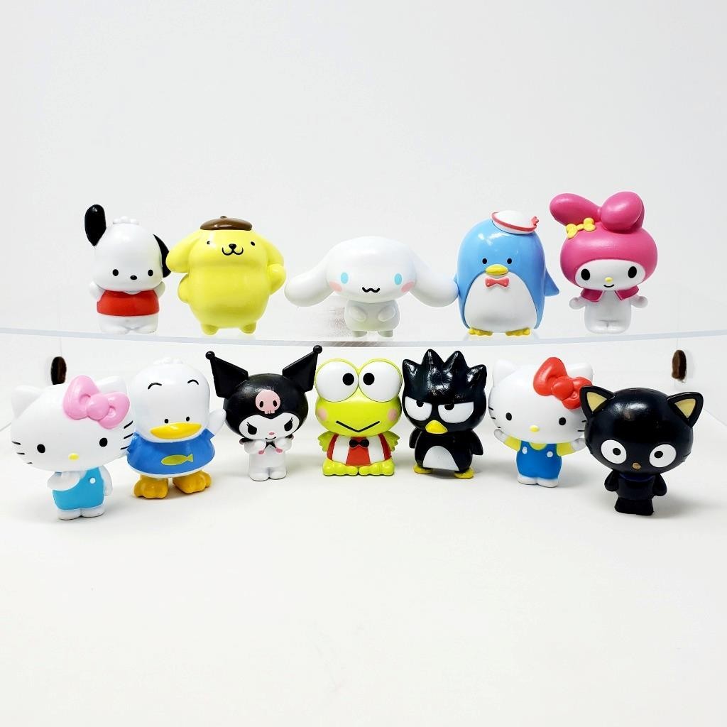 HELLO KITTY and Friends Mini Figure : Complete Set of 12 NEW Figures! (Bin8)