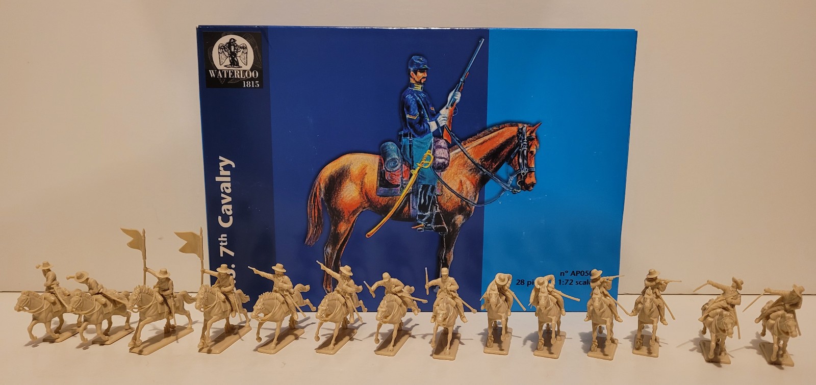 WATERLOO US 7th CAVALRY AP050 1/72 scale HO scale