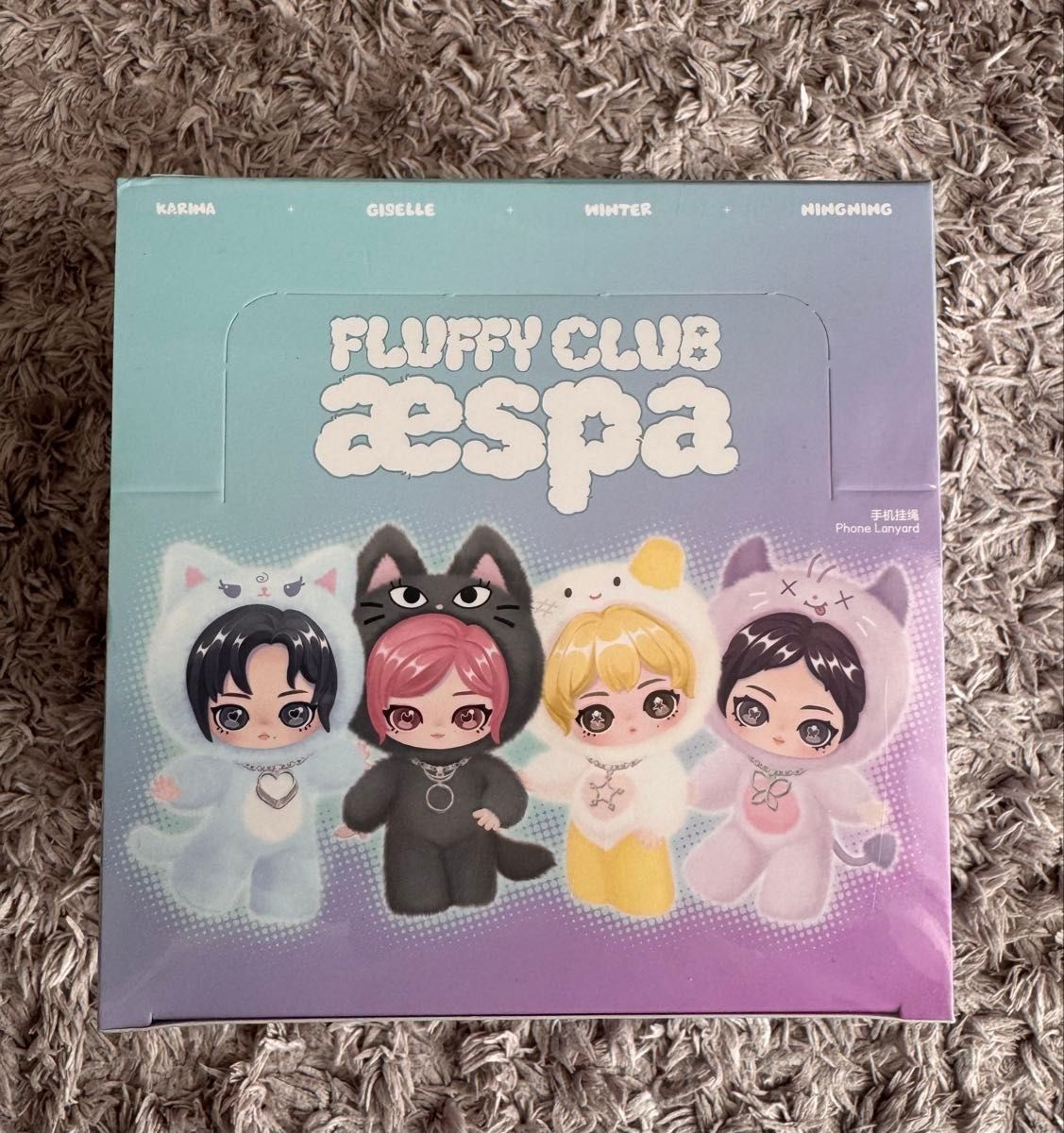 POP MART aespa Fluffy Club Series Strap Blind Box from Japan　Brand new　unopened