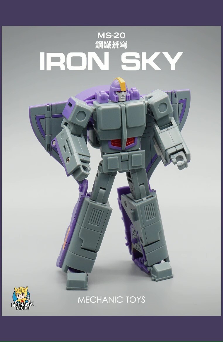 IN STOCK! Mechanic Toy MFT MS-20 Iron Sky 3Models Change G1 ROBOT 12cm