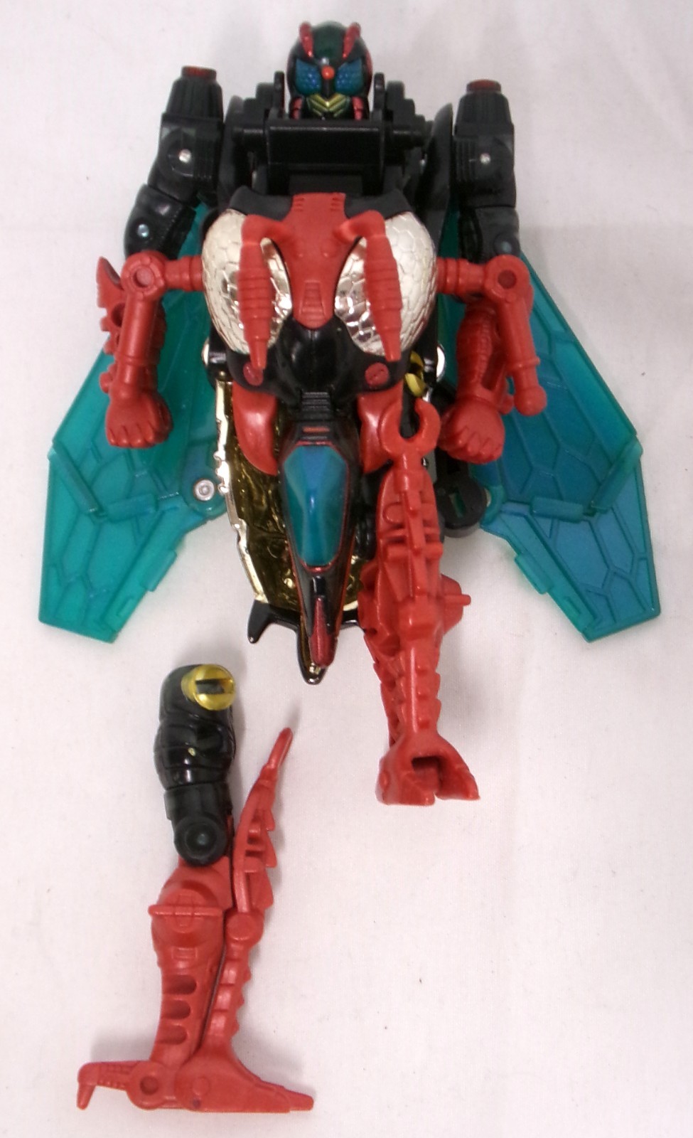 Transformers Beast Wars Transmetals Deluxe Waspinator Hasbro 1998 Incomplete