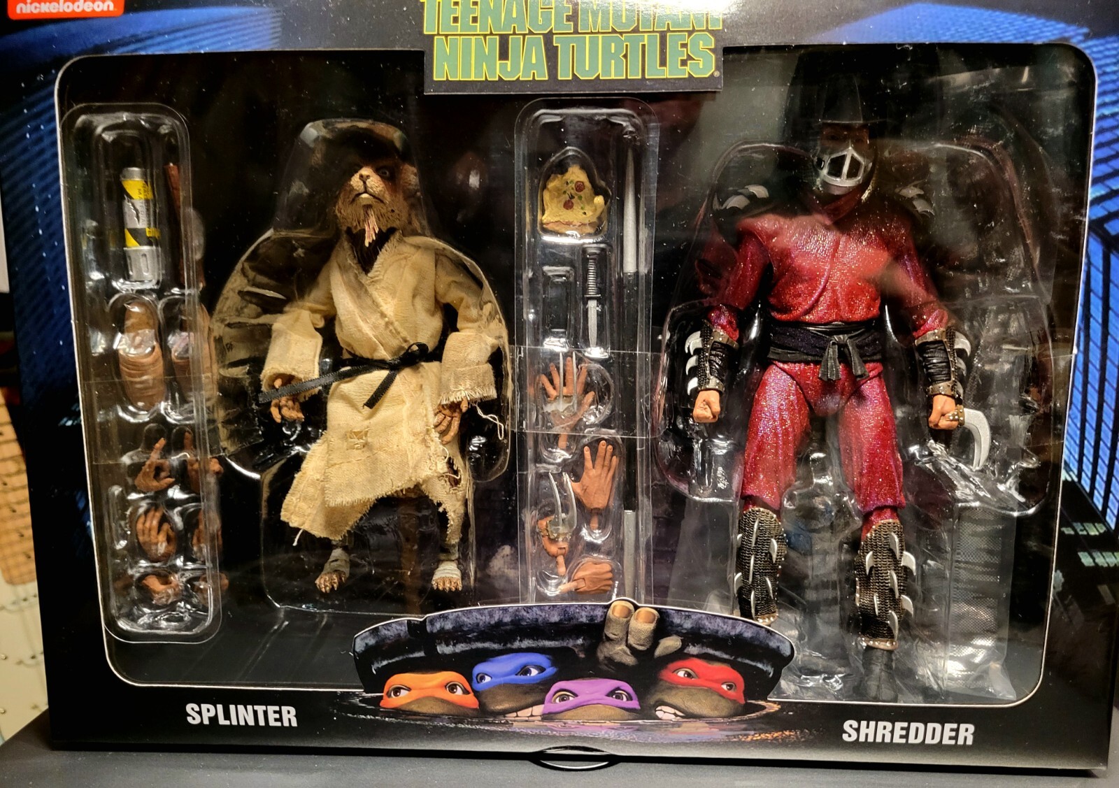 NECA TMNT Movie Splinter and Shredder – 2pack