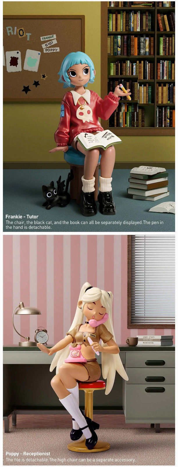 POP MART x Peach Riot Rush Hour Series Blind Box Confirmed Figure Toy Gift Doll