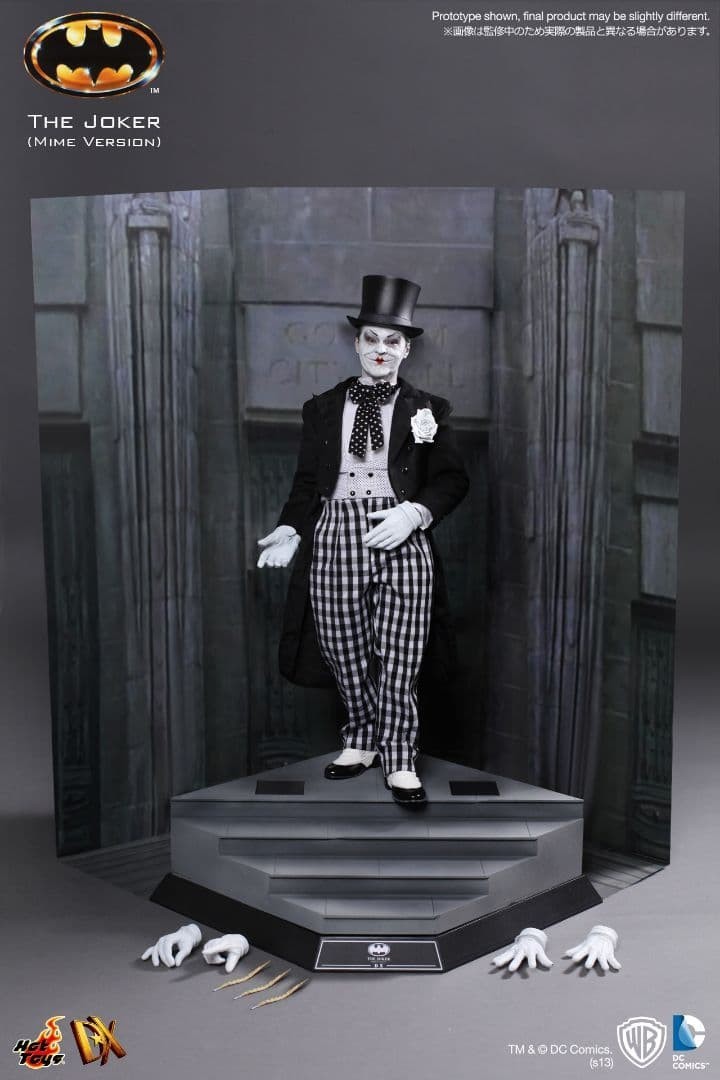Hot Toys Movie DX14 The Joker Mime Ver. Jack Nicholson Figure Batman 1989