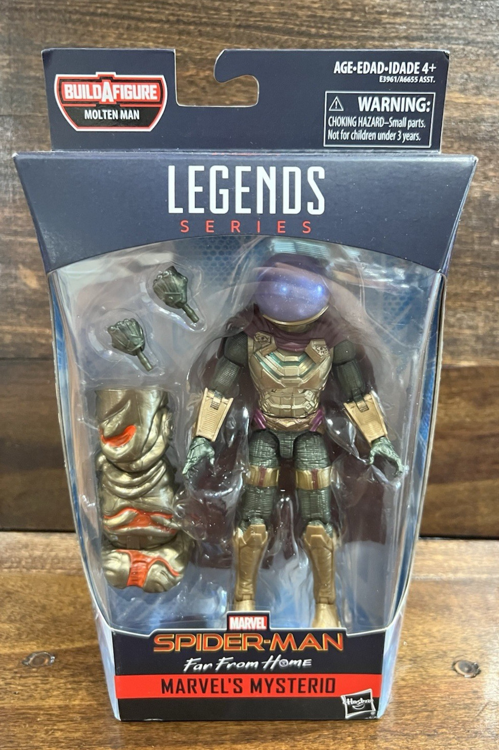 Marvel Legends Molten Man BAF Far From Home Mysterio 6″ Figure Hasbro 2018 New