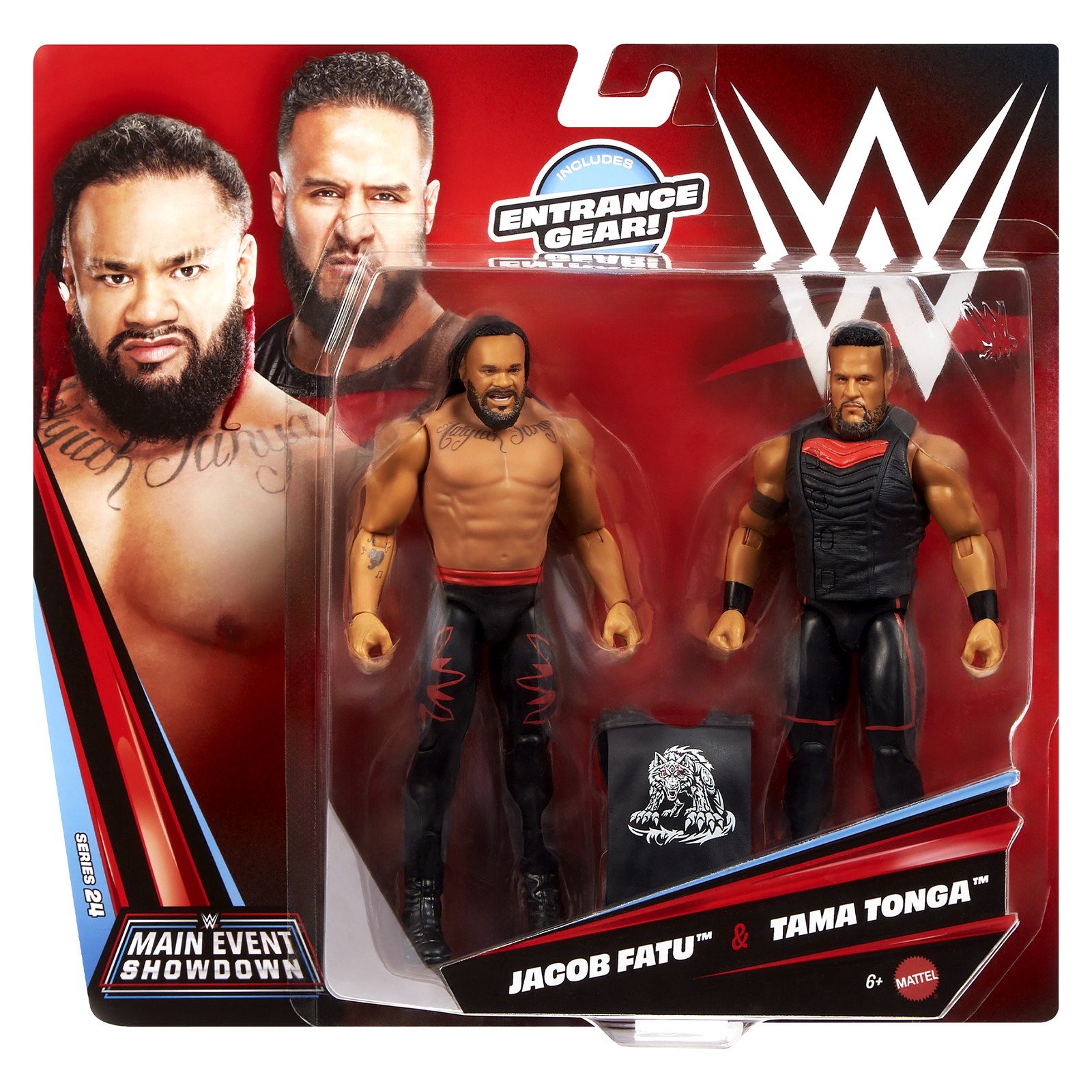 Jacob Fatu & Tama Tonga – WWE Main Event 2-Packs 24 Toy Wrestling Figures