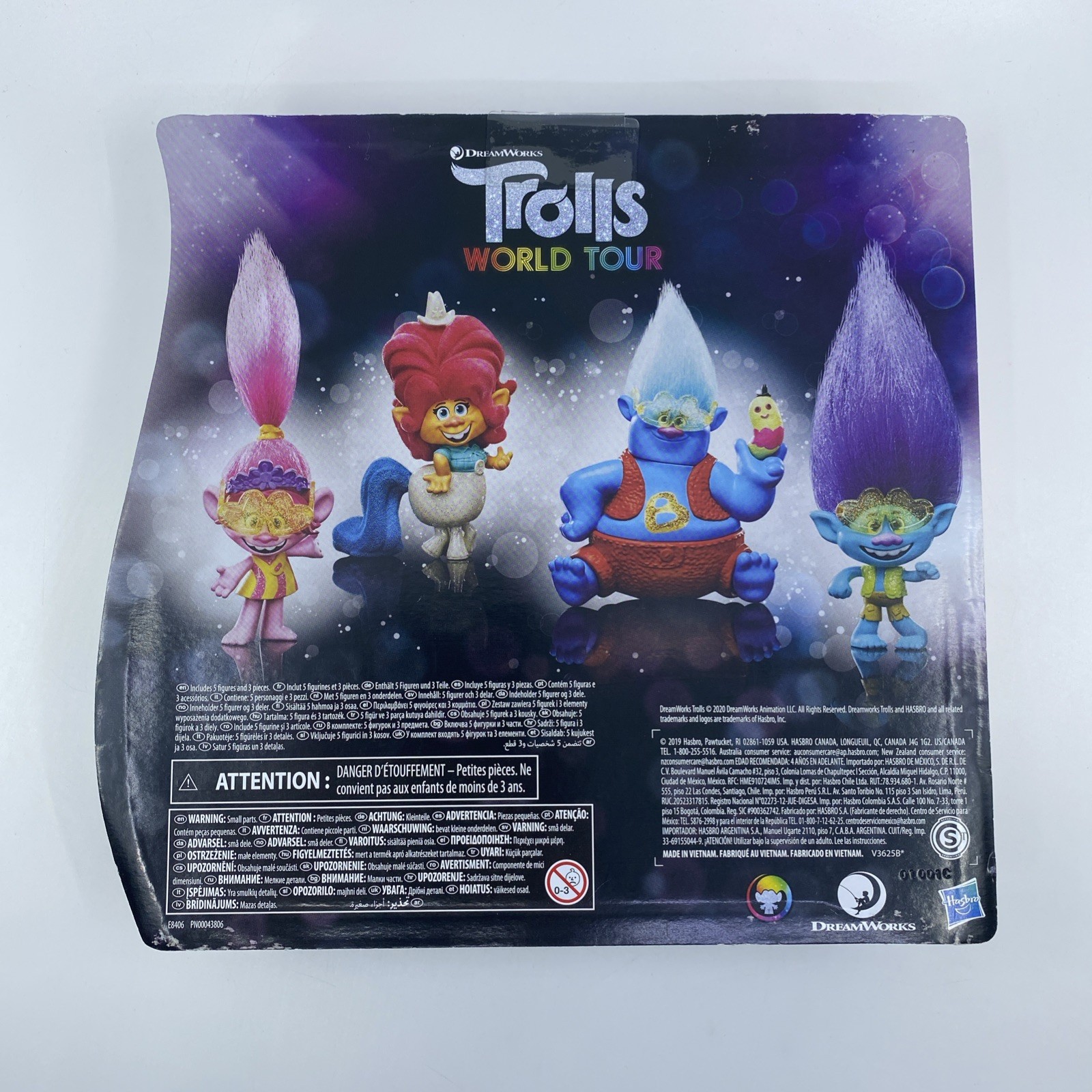Trolls World Tour Lonesome Flats Tour Pack 4 Figures New In Box DreamWorks