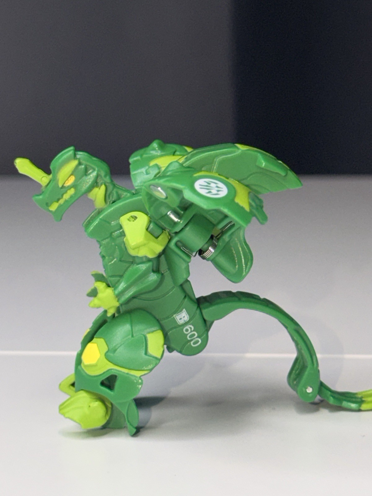 Bakugan Ventus Dragonoid Armored Alliance 600G Green Spring Action Tested Work