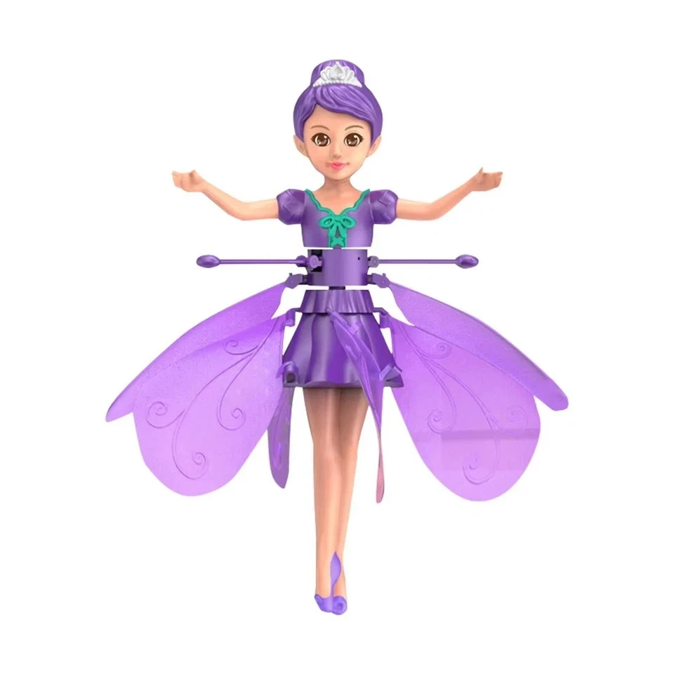 New Princess Flying Fairy Magic Infrared Induction Control Figures Toy Xmas Gift