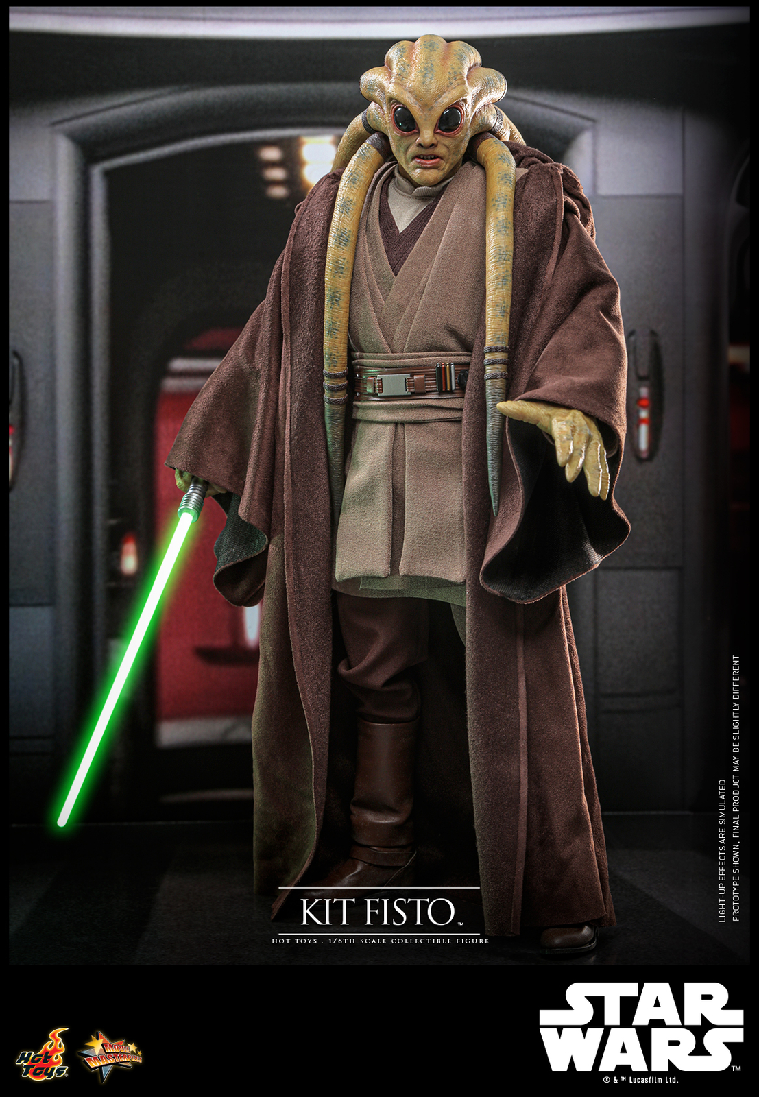 In Stock New Hot Toys MMS751 Star Wars Episode III Revenge of the Sith Kit Fisto