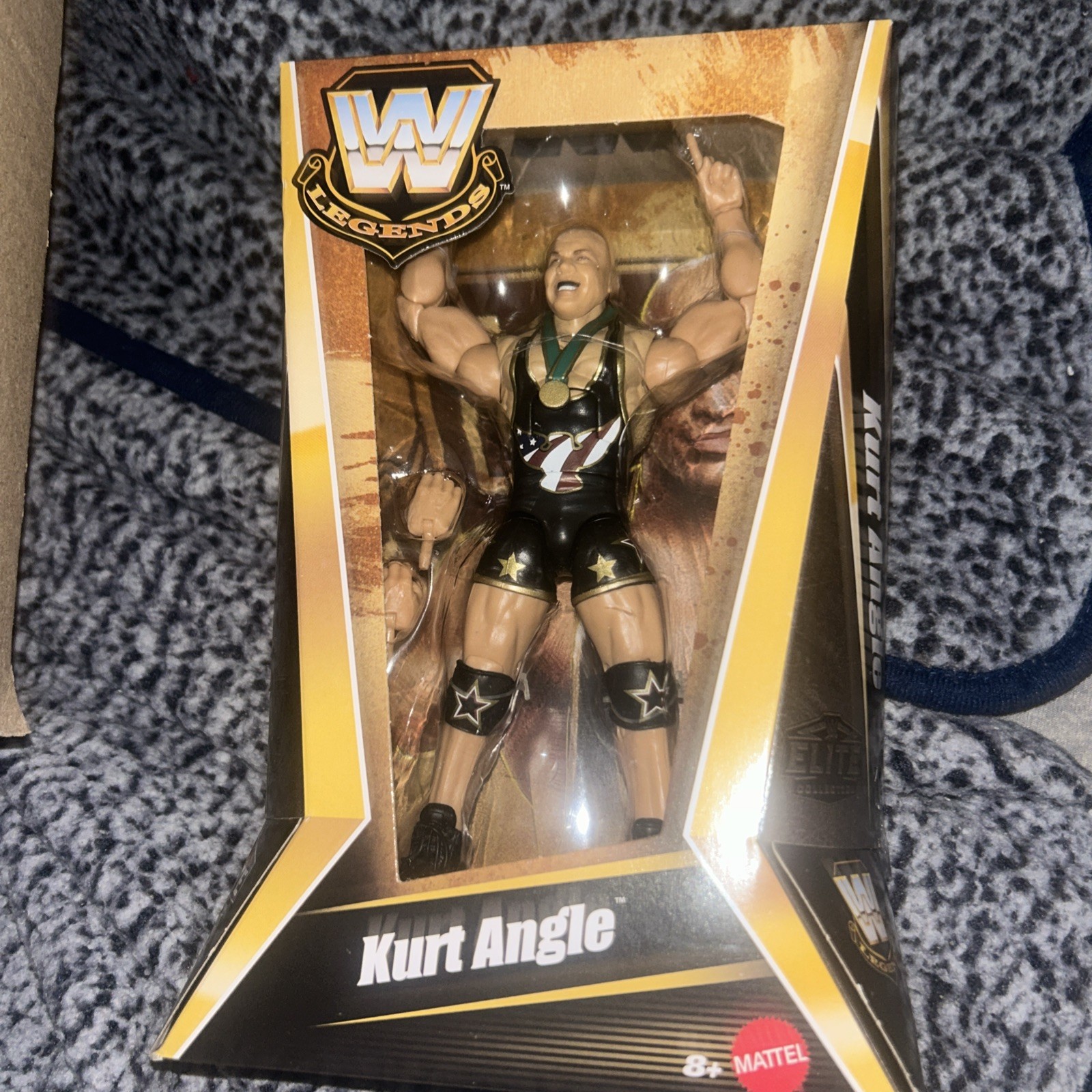 WWE Kurt Angle Elite Collection Legends 6″ Figure, Series 26 Mattel Action, BNIB