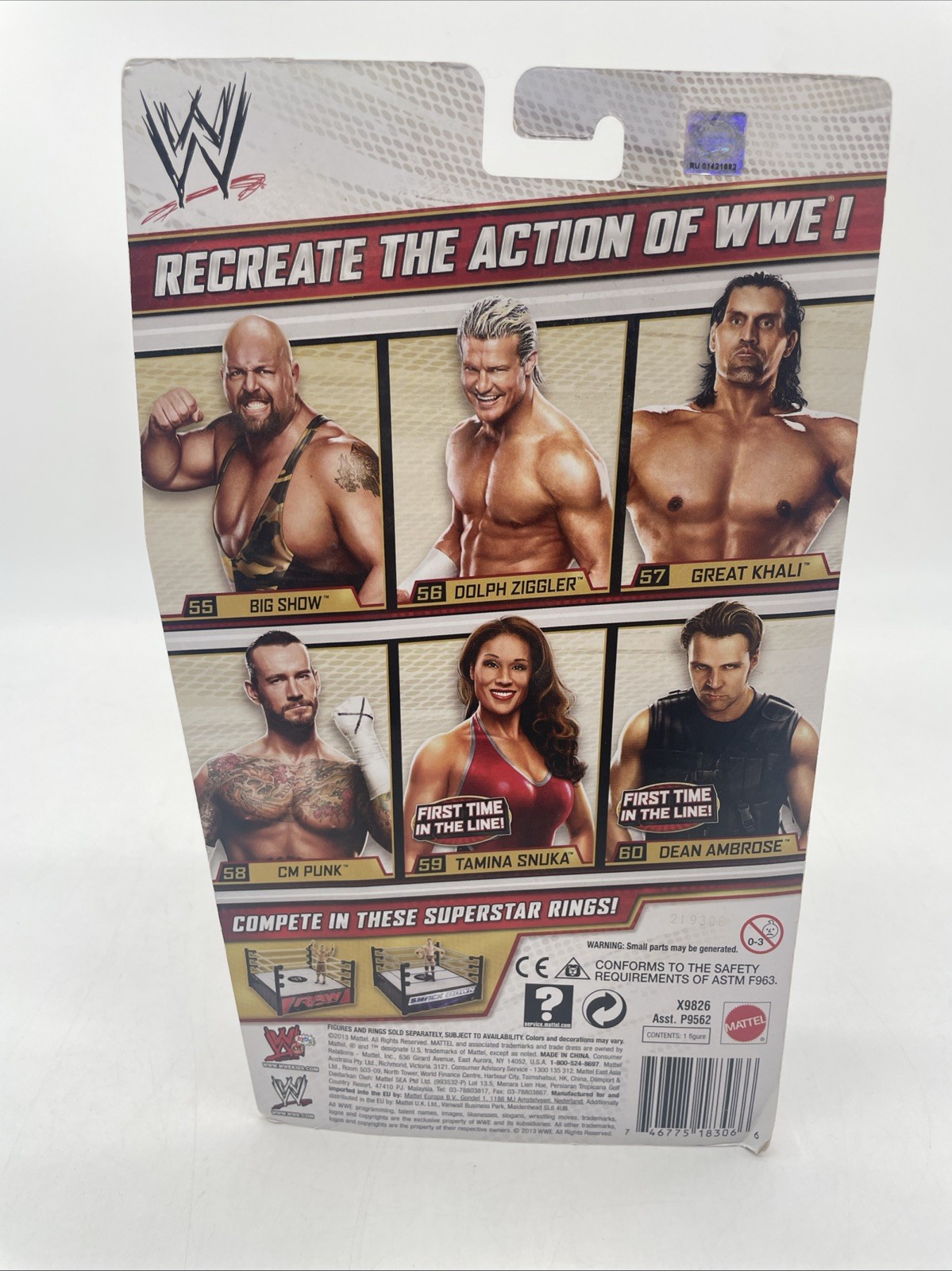 NEW 2013 Mattel WWE Superstar #59 Tamina Snuka First Time In The Line 7″ Figure