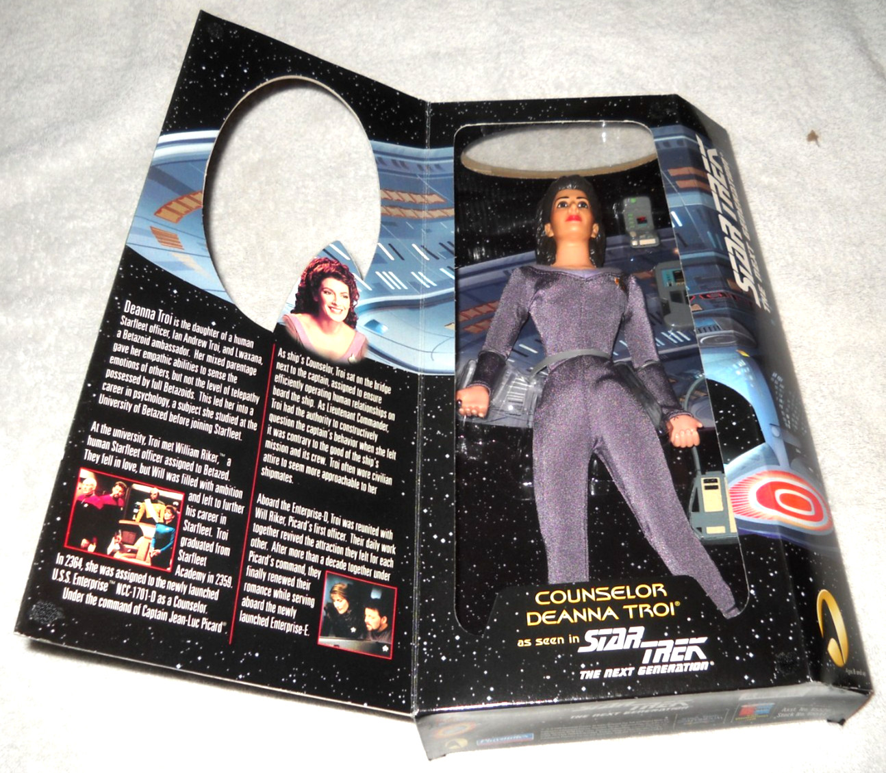1999 Star Trek: The Next Generation – Deanna Troi (12″ doll) 100% (MIB)