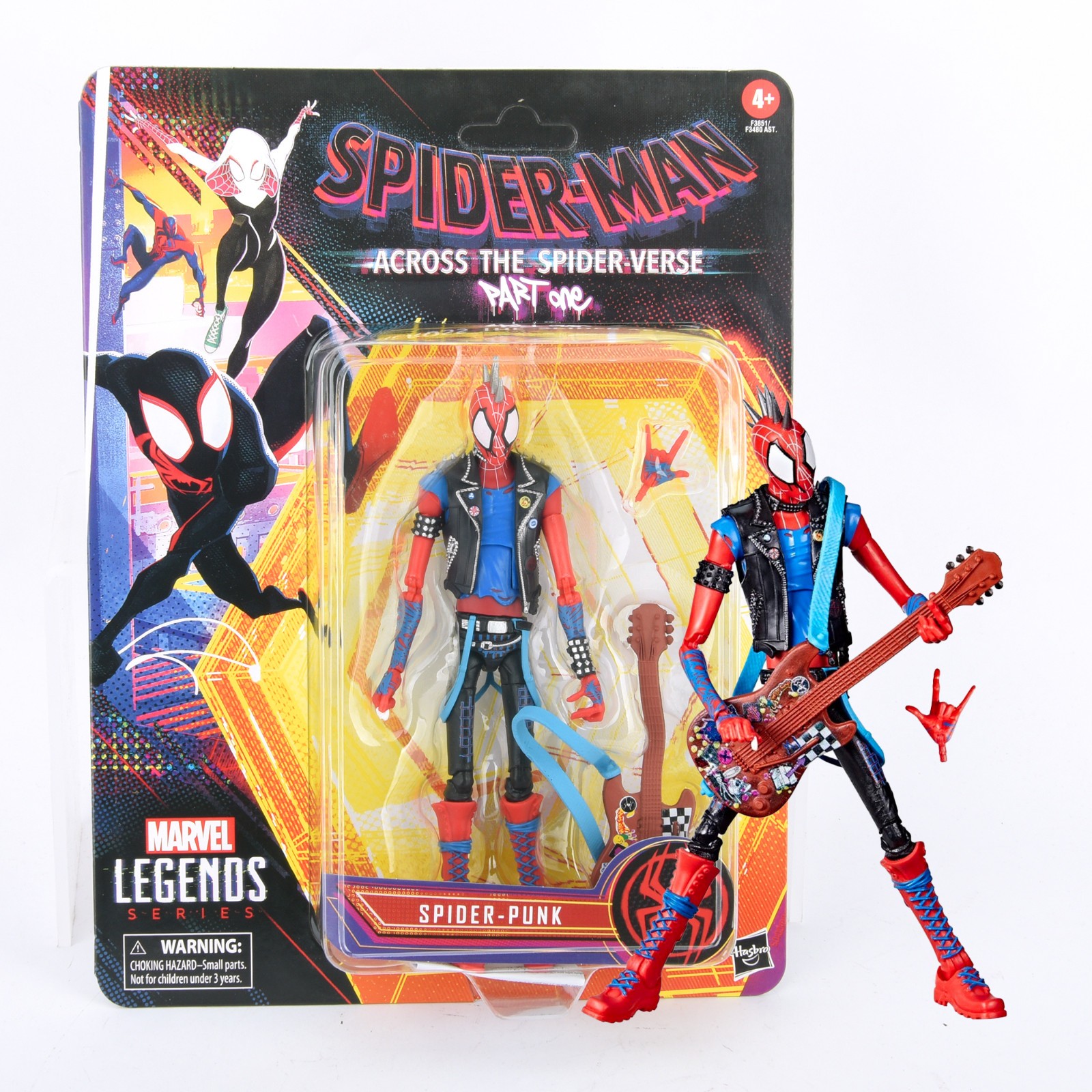 Hasbro Marvel Legends Spider-Man Spider-Punk 6″ Action Figure Dented Package