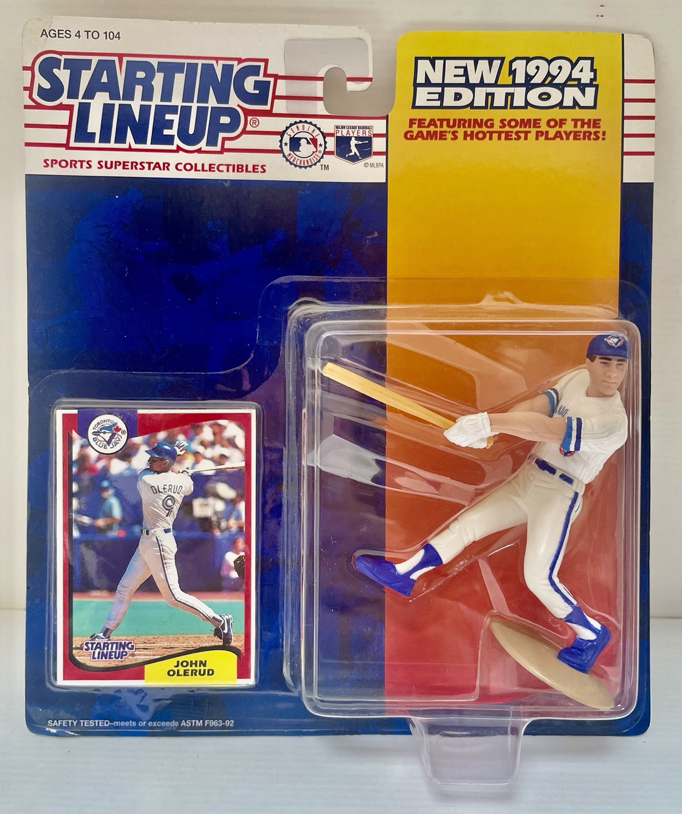 MLB Starting Lineup Figure 1994 Toronto Blue Jays John Olerud Baseball Card