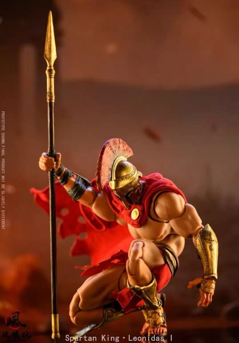 Wind Toys 1/12 King Leonidas I of Sparta Standard Ver. Action Figure In Stock