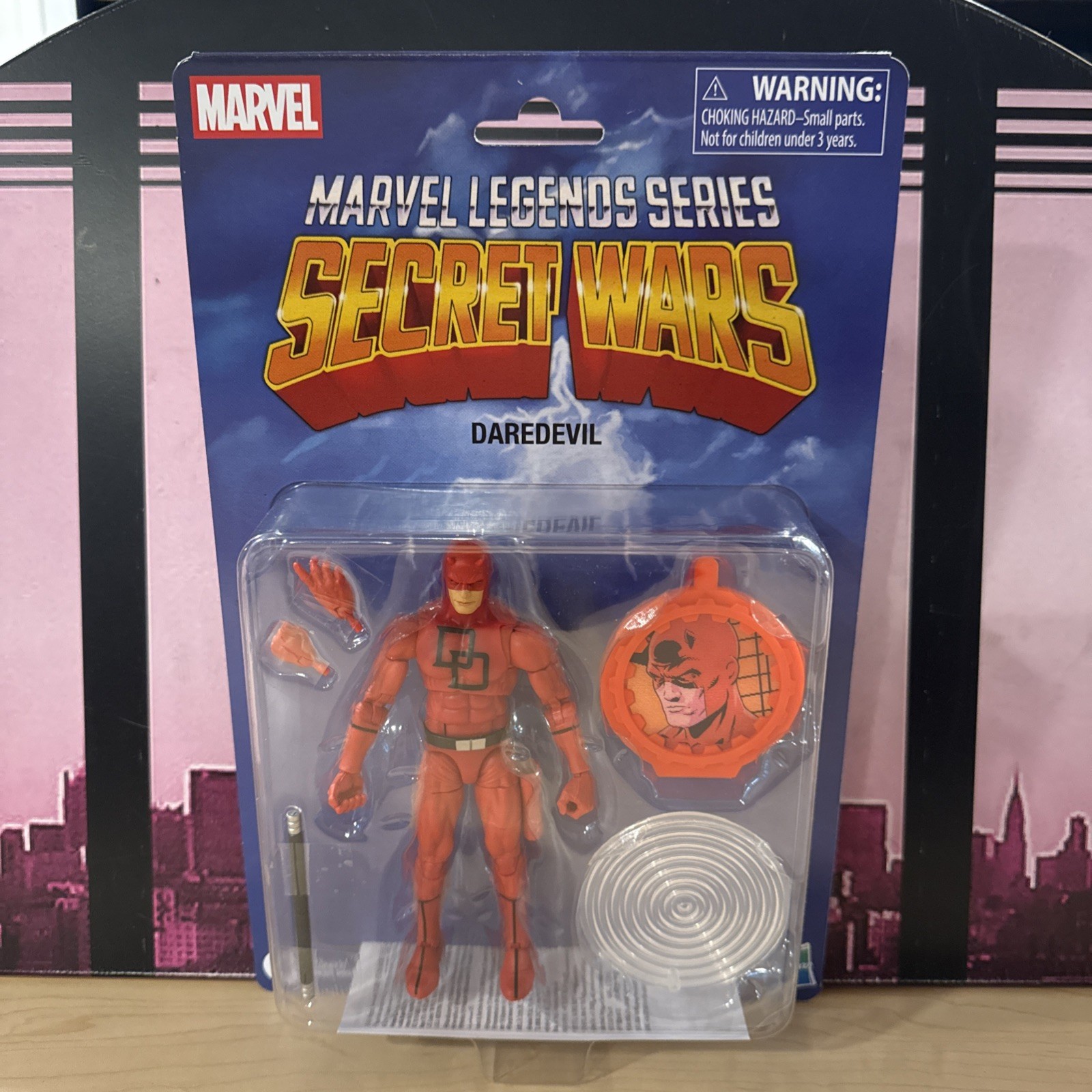 Marvel Legends Series Secret Wars Daredevil 6″ Figure Retro Card Comics In Stock