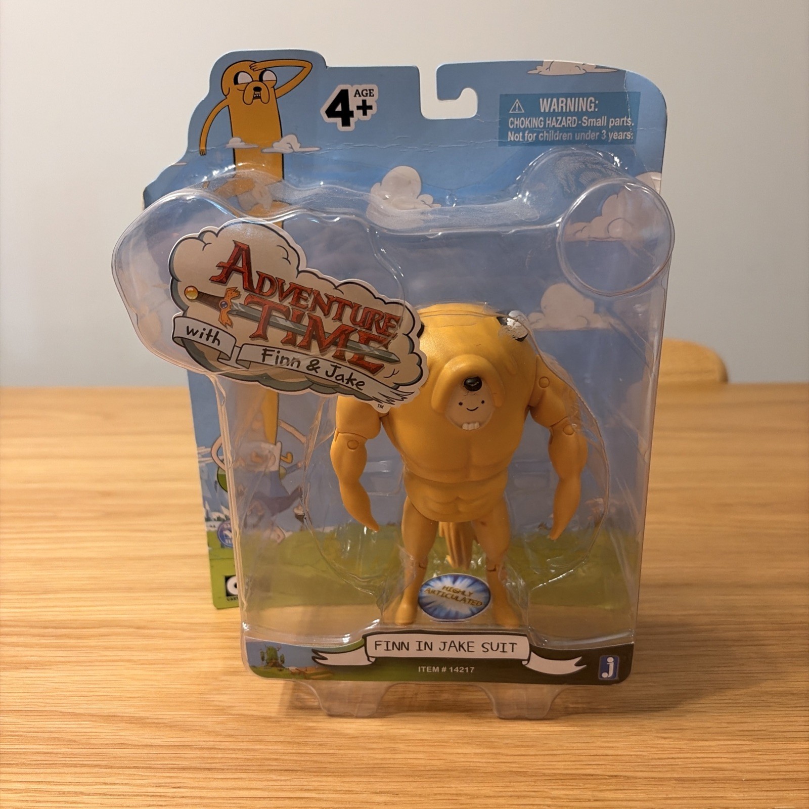 Jazwares Adventure Time Finn & Jake Finn in Jake Suit Highly Articulated Figure