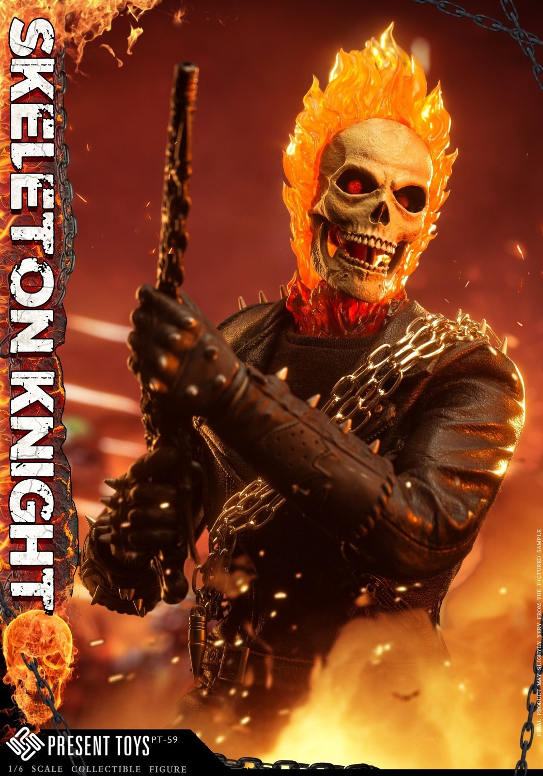 New Premium Toys Ghost Rider 1/6 12″ Action Figure Toy Collection PT-59 IN STOCK