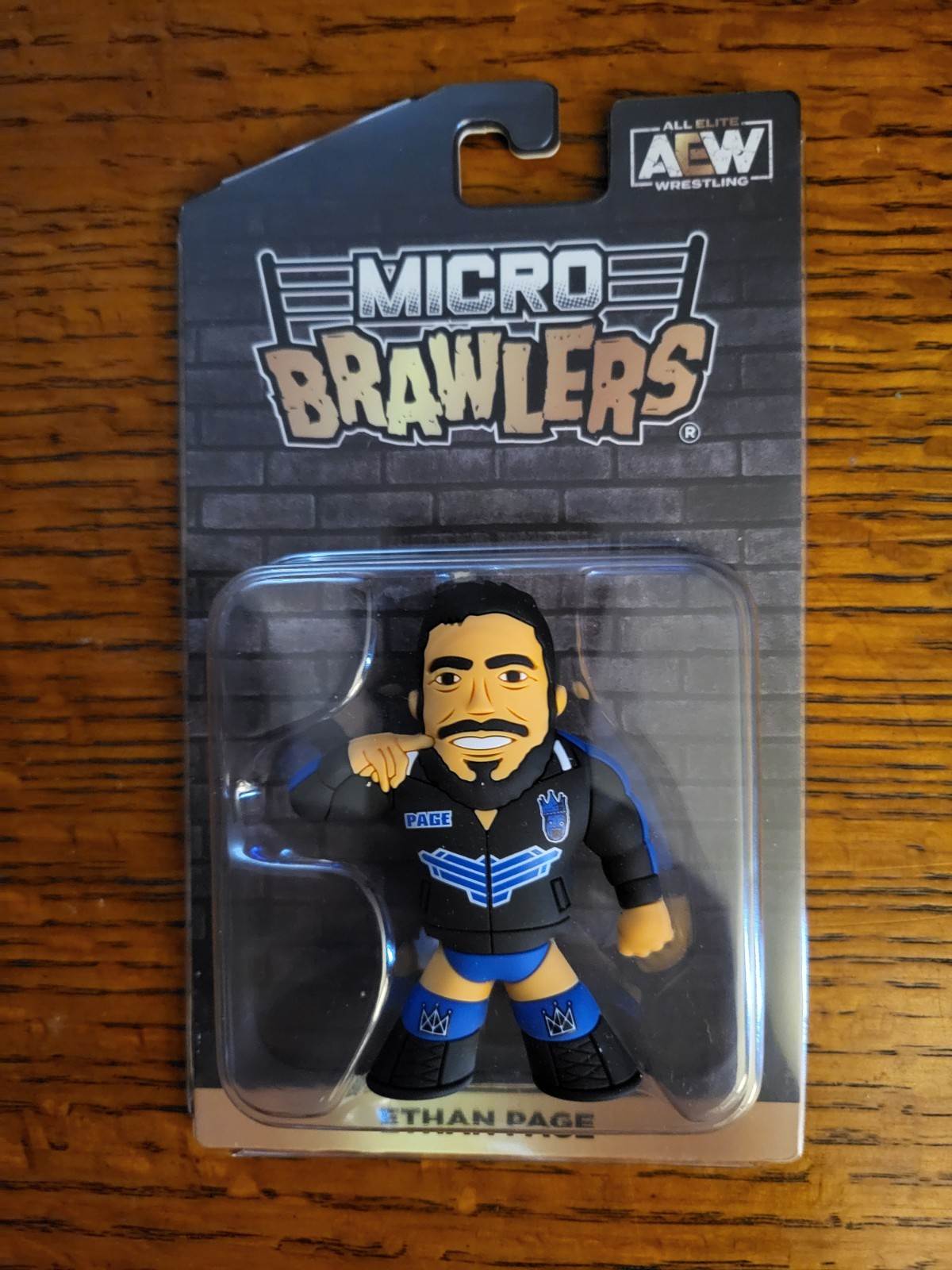 All Ego Ethan Page Micro Brawler NIB! Only 400 Made!