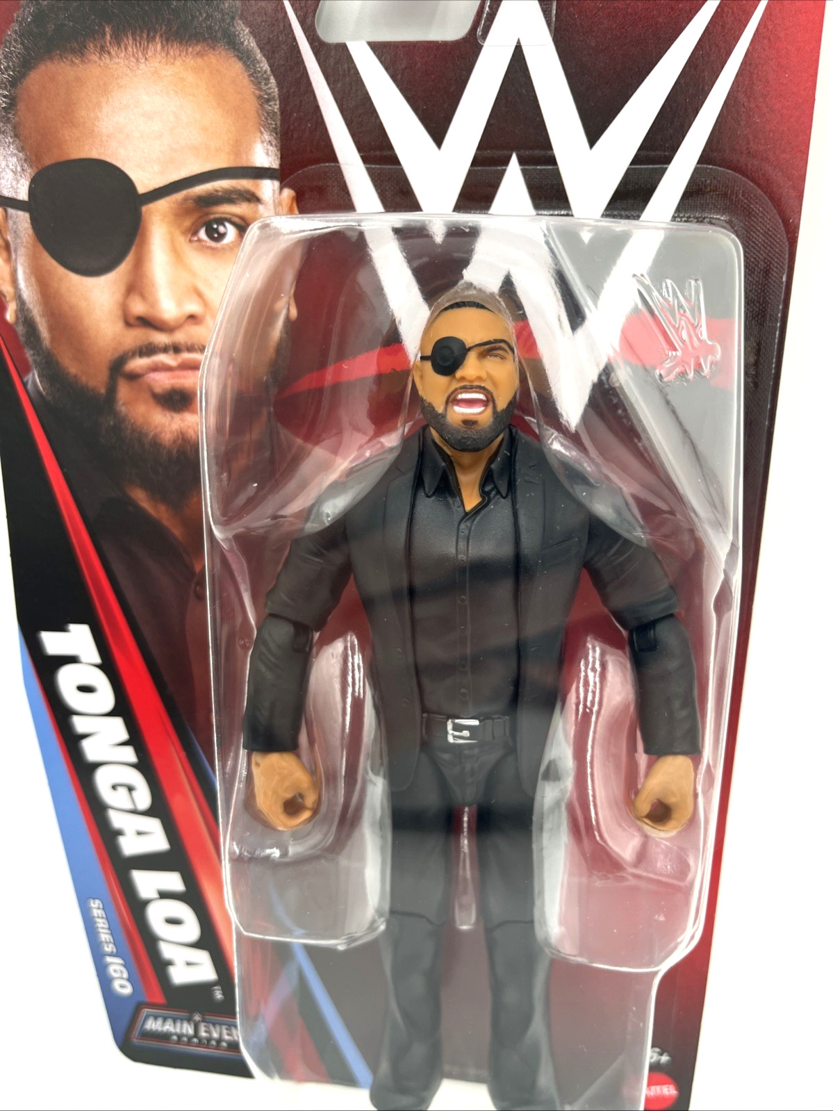 Tonga Loa WWE Main Event Series 160 Wrestling Figure Bloodline MFT Dmg Pkg