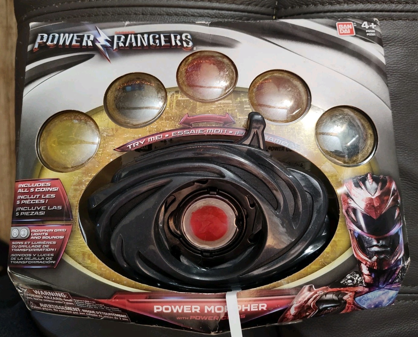 New In Box 2016 Mighty Morphin Power Rangers Power Morpher With 5 Power Coins