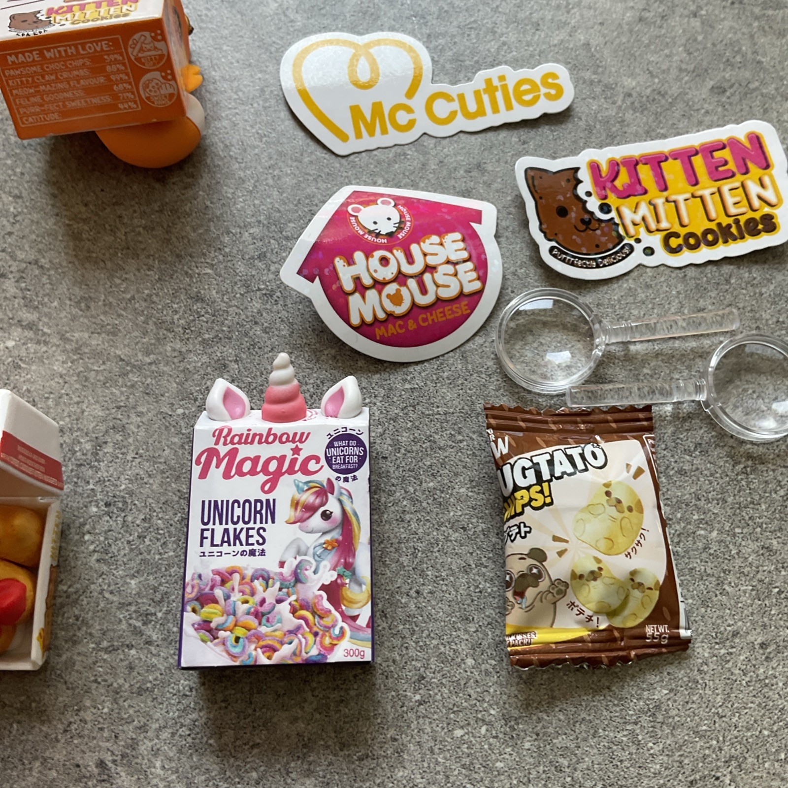 ZURU Mini Brands Kawaii Mixed Lot Of 7 ~ With Extras
