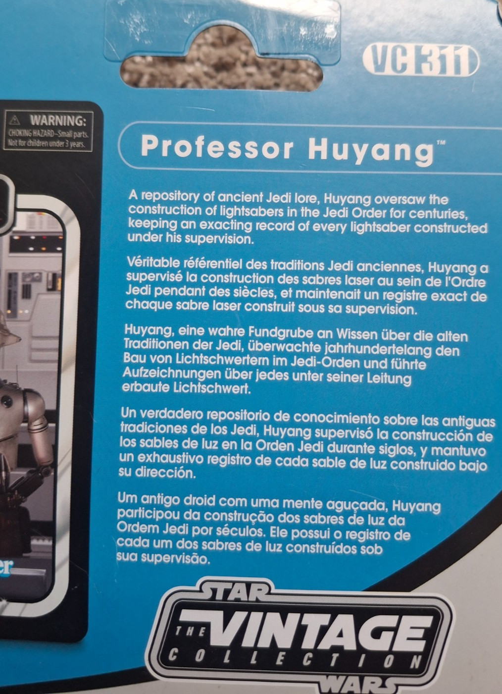 Star Wars Ahsoka Professor Huyang Action Figure New on Card
