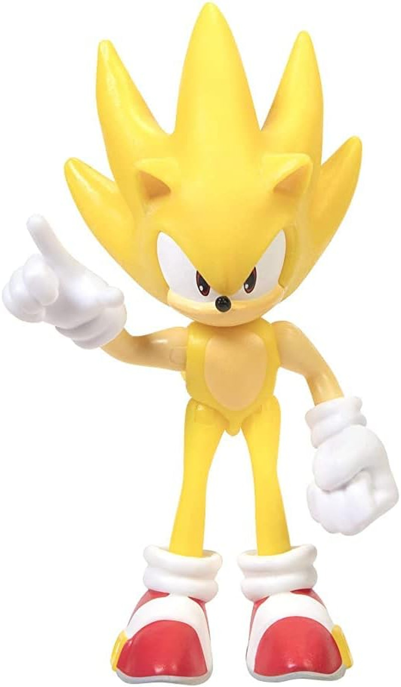 Action Figure 2.5 Inch Super Sonic Collectible Toy