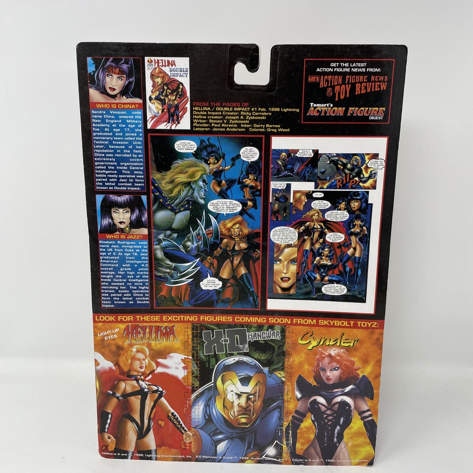 1998 Skybolt Toyz Double Impact Platinum China Limited Edition Action Figure