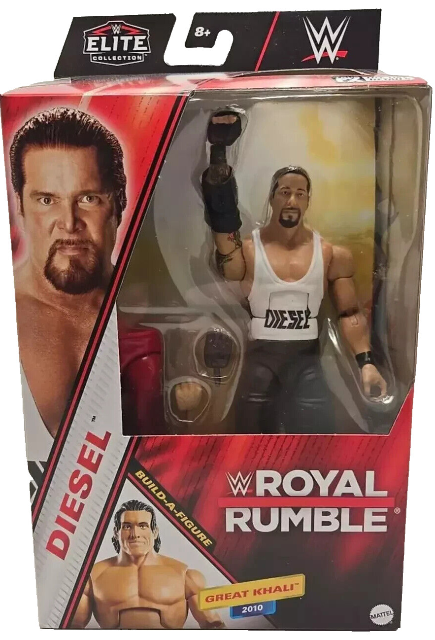 WWE Elite Royal Rumble Diesel Figure Build Figure BAF Great Khali FREE SHIPPING!