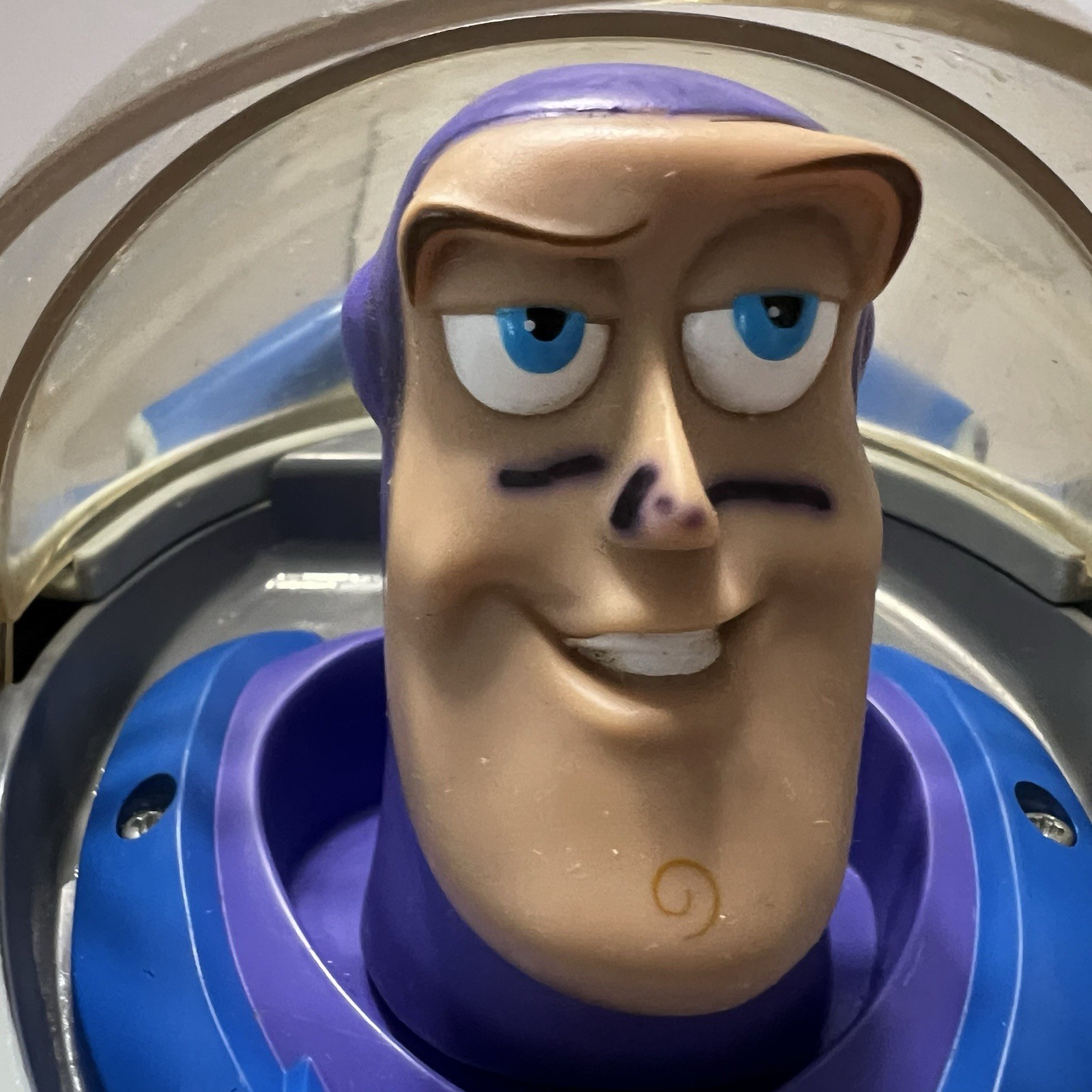 Toy Story Disney Store Blue Buzz Lightyear 12” Action Figure Works READ DESCRIPT