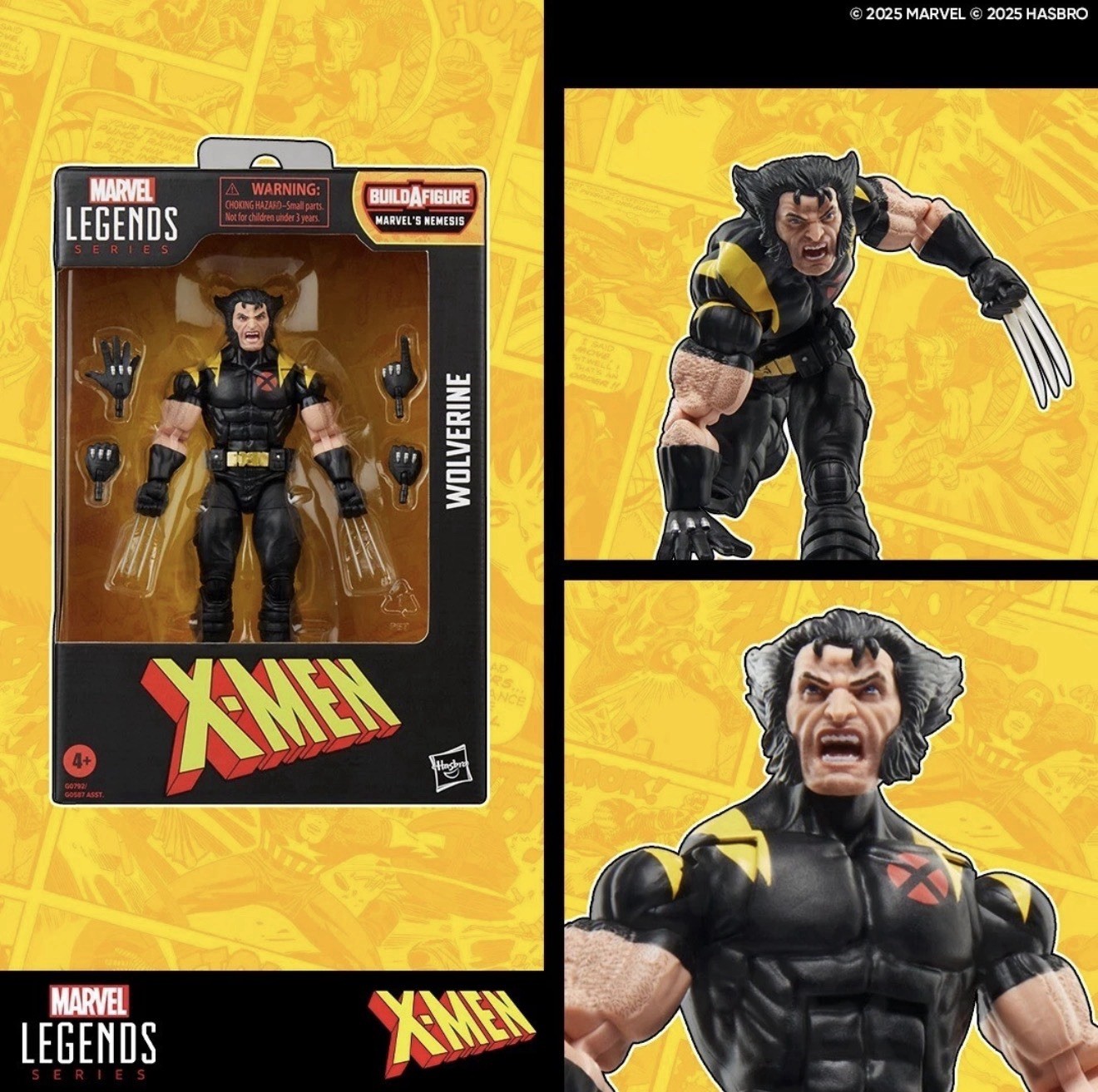 2025 Marvel X-Men Legends Nemesis X-TREME WOLVERINE 6″Scale Hasbro Action Figure