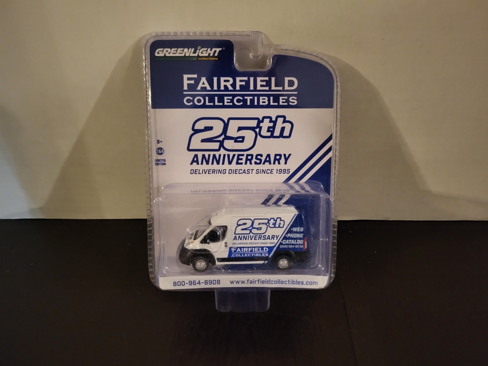 25th Anniversary 1:64 GREENLIGHT Fairfield Collectibles MOC NEW