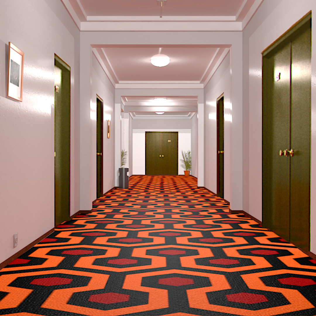 1/6 The Shining Floor + Backdrop 15”x15” – For 12” Jack Torrance Nicholson