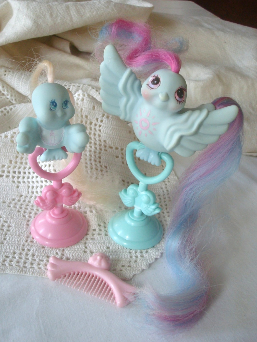 5 PC LOT Vintage 1987 My Little Pony Fairy Tails Twinkle Tidbit Baby Flyer BIRDs