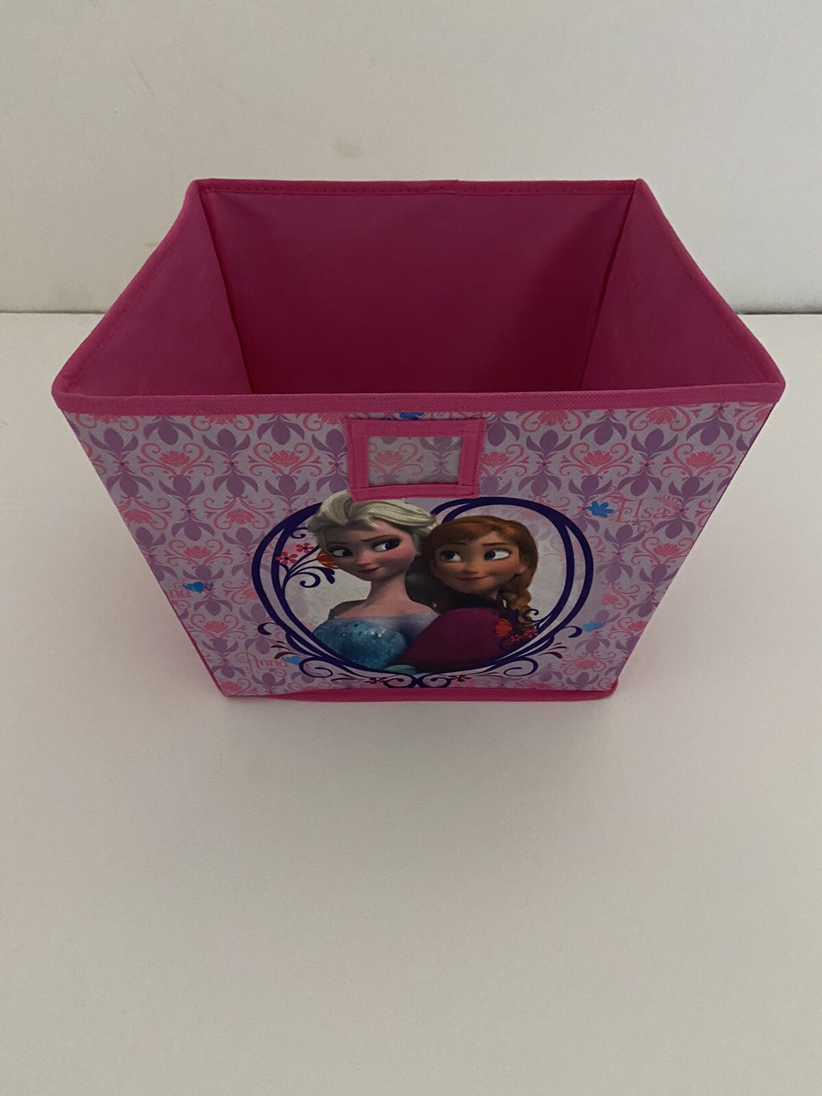 Disney Frozen Organization Bin with Handles Pink