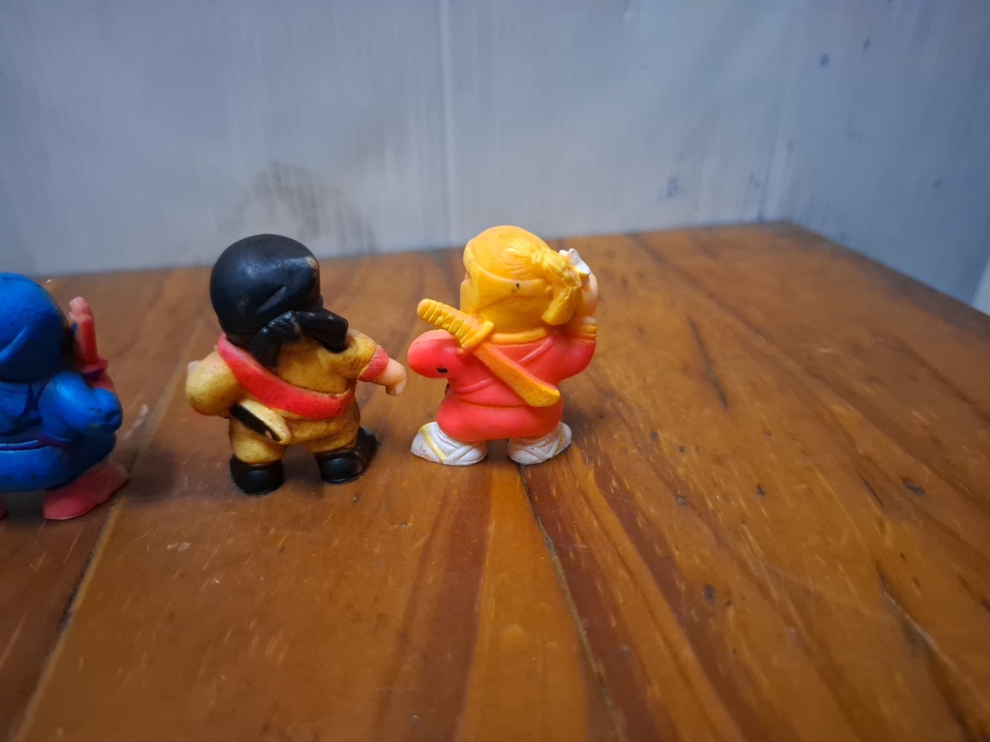 Vintage 1986 Soma Ninja Mini PVC Figures Lot of 4 Clean 3cm Tall