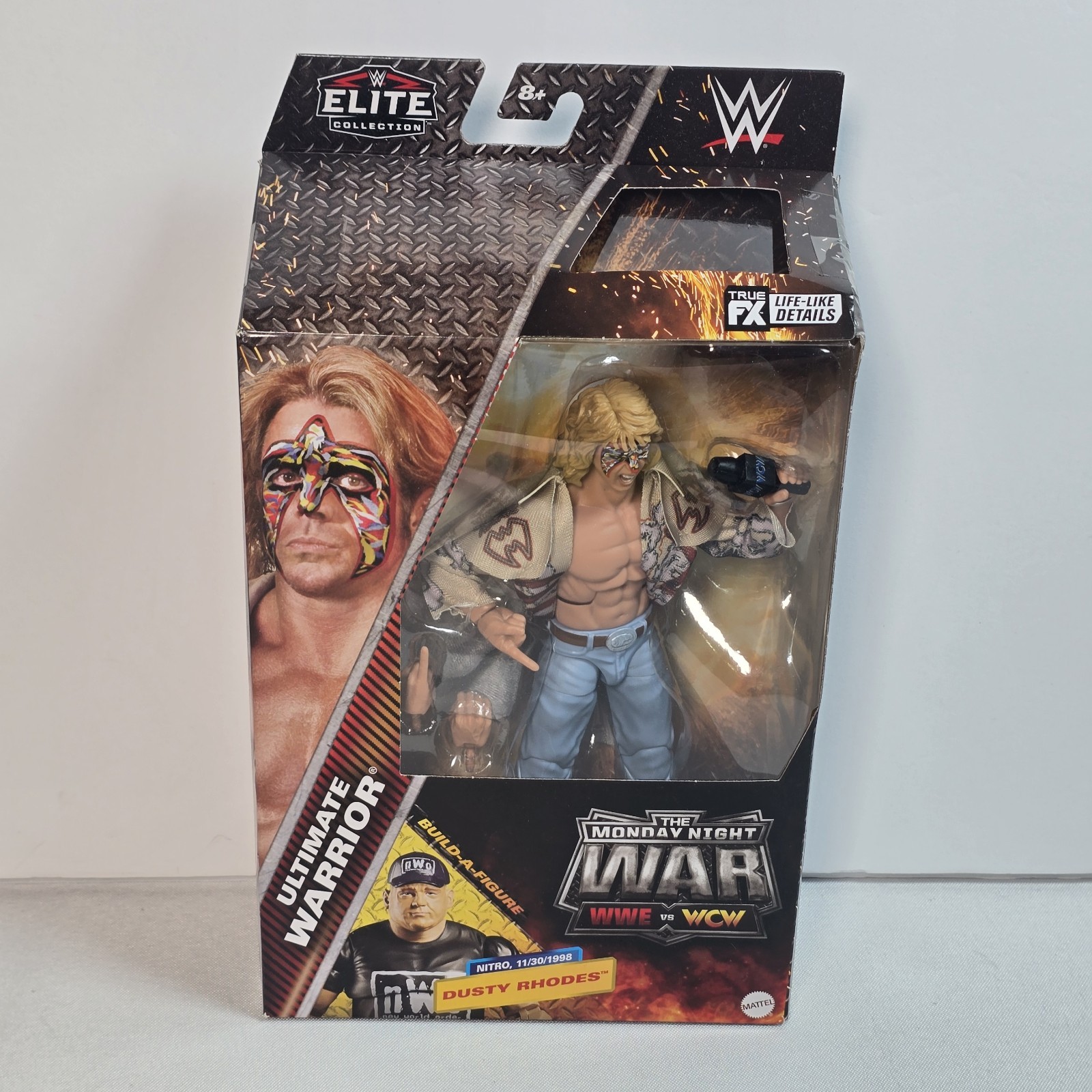 WWE Elite Monday Night War ULTIMATE WARRIOR Wrestling BAF Dusty Rhodes NEW