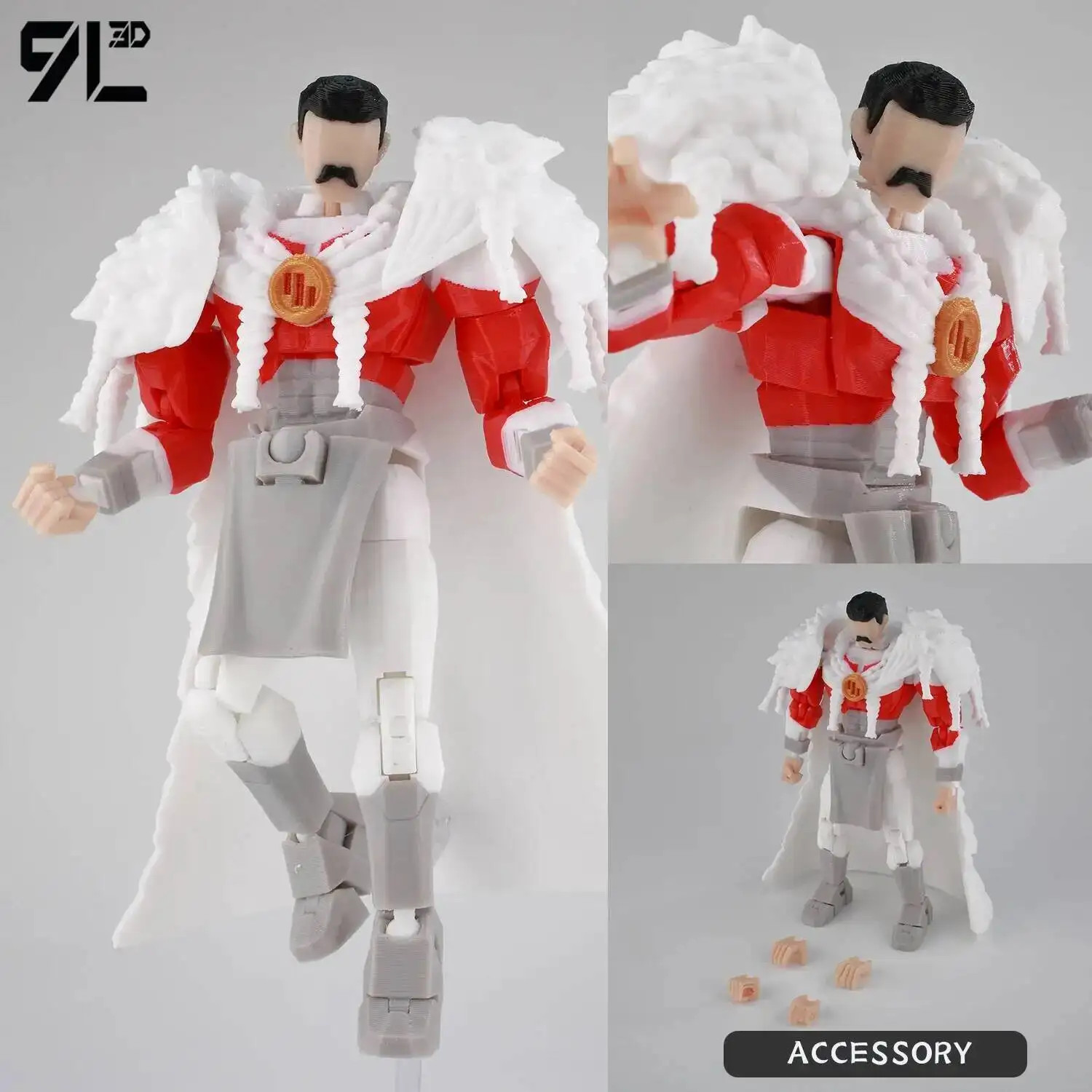 9L3D Lucky13 T13 Dummy13 1/12 Multi-Jointed Action Figure DIY Model NEW