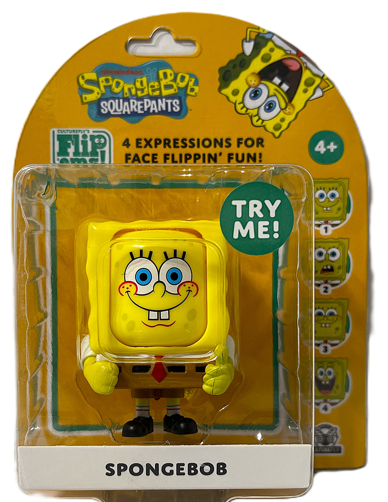 SpongeBob Flip ems! 4 Expressions for Face Flippin’ Fun! Sensory Play 2026 NEW